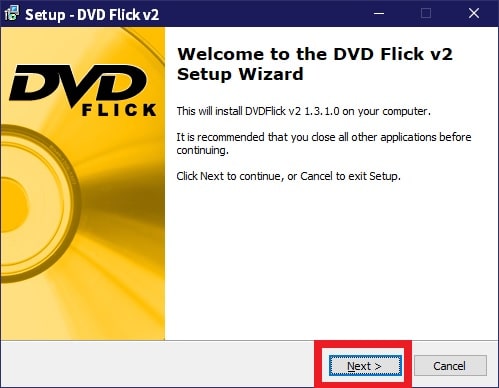 DVD Flick セットアップ